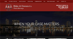Desktop Screenshot of blakedorstenlaw.com